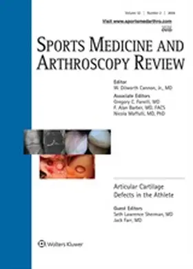  Sports Medicine & Arthroscopy Review | Zeitschrift |  Sack Fachmedien