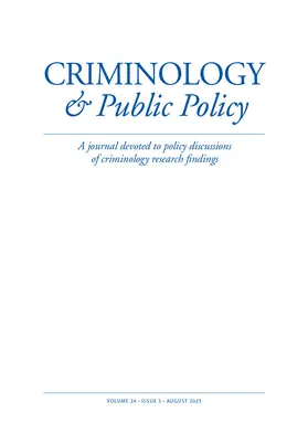 Criminology and Public Policy (CAPP) | Zeitschrift |  Sack Fachmedien