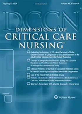  Dimensions of Critical Care Nursing | Zeitschrift |  Sack Fachmedien