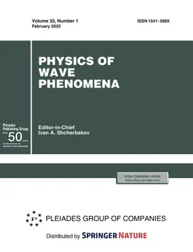 Physics of Wave Phenomena | Pleiades Publishing | Zeitschrift | sack.de