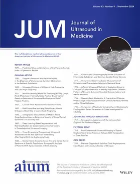  Journal of Ultrasound in Medicine | Zeitschrift |  Sack Fachmedien