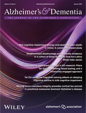 Editor-in-Chief: Zaven S. Khachaturian |  Alzheimer's & Dementia | Zeitschrift |  Sack Fachmedien