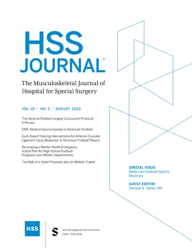 Editor-in-Chief: Charles N. Cornell, MD |  HSS Journal® | Zeitschrift |  Sack Fachmedien