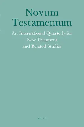  Novum Testamentum | Zeitschrift |  Sack Fachmedien