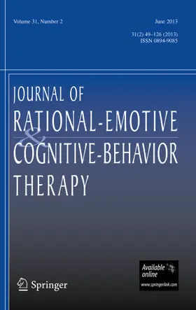 Editor-in-Chief: R.A. DiGiuseppe / K.A. Doyle / D. DAVID |  Journal of Rational-Emotive & Cognitive-Behavior Therapy | Zeitschrift |  Sack Fachmedien