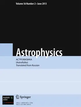 Astrophysics | Springer | Zeitschrift | sack.de