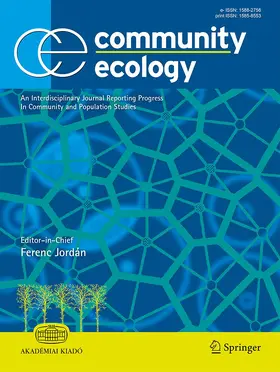  Community Ecology | Zeitschrift |  Sack Fachmedien