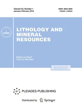 Lithology and Mineral Resources | Pleiades Publishing | Zeitschrift | sack.de