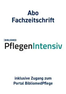 PflegenIntensiv | Bibliomed Medizinische Verlagsgesellschaft | Zeitschrift | sack.de