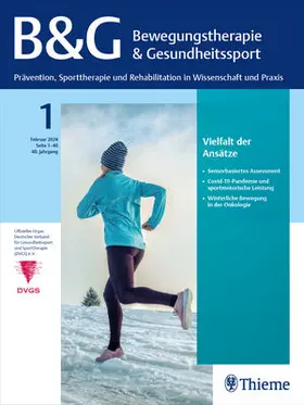 Professor Dr. Gerhard Huber, Professor Dr. Sportwiss. Klaus Schüle |  B&G Bewegungstherapie und Gesundheitssport | Zeitschrift |  Sack Fachmedien