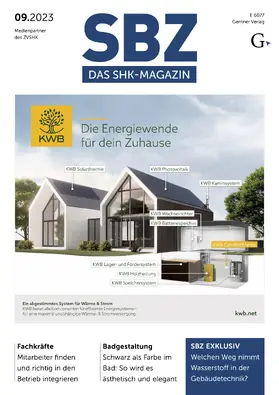 SBZ - Das SHK-Magazin | Alfons W. Gentner Verlag | Zeitschrift | sack.de