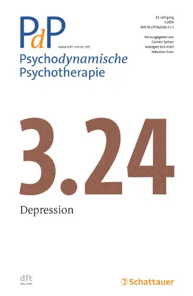 Psychodynamische Psychotherapie | Klett-Cotta | Zeitschrift | sack.de