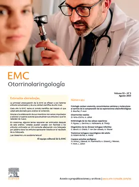 EMC - Otorrinolaringologia | Elsevier Masson | Zeitschrift | sack.de