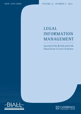 Legal Information Management | Cambridge University Press | Zeitschrift | sack.de