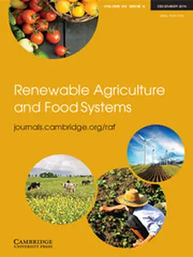  Renewable Agriculture and Food Systems | Zeitschrift |  Sack Fachmedien