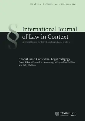 International  Journal of Law in Context | Cambridge University Press | Zeitschrift | sack.de