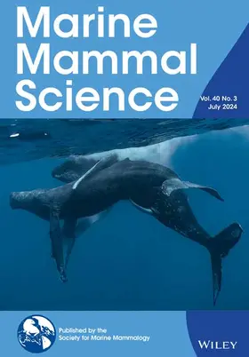  Marine Mammal Science | Zeitschrift |  Sack Fachmedien