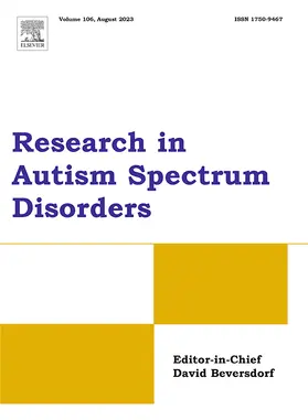  Research in Autism Spectrum Disorders | Zeitschrift |  Sack Fachmedien