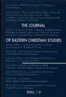  Journal of Eastern Christian Studies | Zeitschrift |  Sack Fachmedien