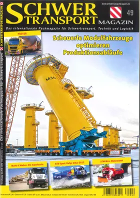  Schwertransport-Magazin | Zeitschrift |  Sack Fachmedien