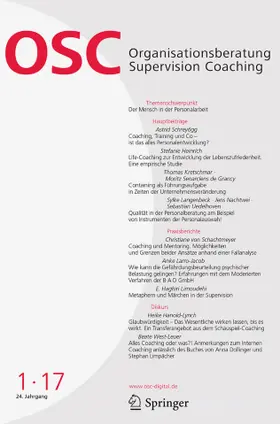  Organisationsberatung, Supervision, Coaching | Zeitschrift |  Sack Fachmedien