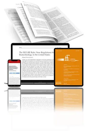  European Food and Feed Law Review (EFFL) | Zeitschrift |  Sack Fachmedien