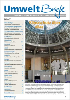 UmweltBriefe | Walhalla | Zeitschrift | sack.de