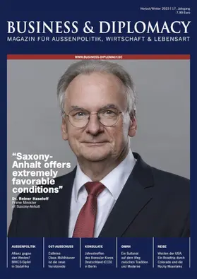  Business & diplomacy: Magazin für Außenpolitik und globale Wirtschaftsbeziehungen | Zeitschrift |  Sack Fachmedien
