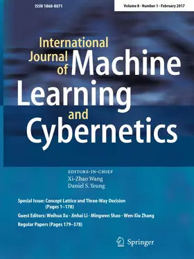  International Journal of Machine Learning and Cybernetics | Zeitschrift |  Sack Fachmedien