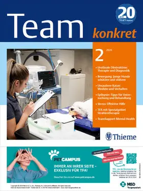 TÄ Antje Blättner, Dr. med. vet. Wolfgang Matzner |  team.konkret | Zeitschrift |  Sack Fachmedien
