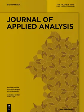 Journal of Applied Analysis | De Gruyter | Zeitschrift | sack.de