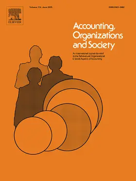 Accounting, Organizations and Society | Zeitschrift |  Sack Fachmedien
