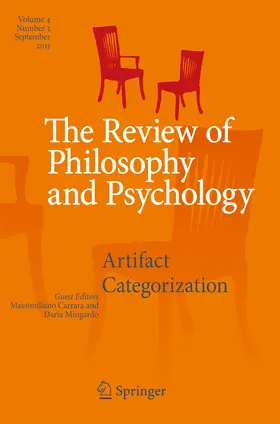  Review of Philosophy and Psychology | Zeitschrift |  Sack Fachmedien