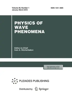 Editor-in-Chief: Ivan A. Shcherbakov |  Physics of Wave Phenomena | Zeitschrift |  Sack Fachmedien