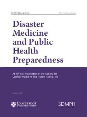 Disaster Medicine and Public Health Preparedness | Cambridge University Press | Zeitschrift | sack.de