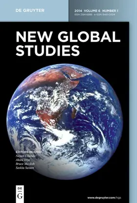Hrsg. v. Chanda, Nayan / Iriye, Akira / Mazlish, Bruce / Sassen, Saskia |  New Global Studies | Zeitschrift |  Sack Fachmedien