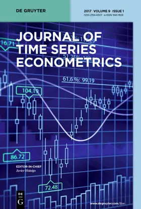 Editor-in-Chief: Hidalgo, Javier |  Journal of Time Series Econometrics | Zeitschrift |  Sack Fachmedien