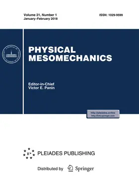 Editor-in-Chief: Victor E. Panin |  Physical Mesomechanics | Zeitschrift |  Sack Fachmedien