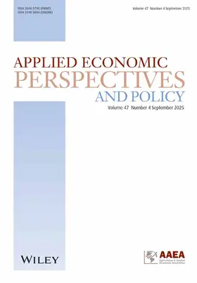 Applied Economic Perspectives and Policy | John Wiley & Sons | Zeitschrift | www2.sack.de