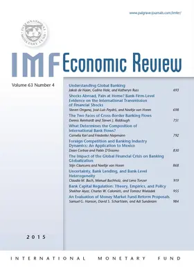  IMF Economic Review | Zeitschrift |  Sack Fachmedien