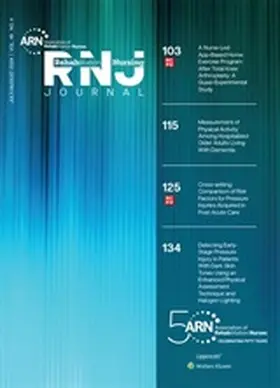  Rehabilitation Nursing Journal | Zeitschrift |  Sack Fachmedien