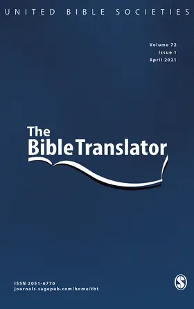  The Bible Translator | Zeitschrift |  Sack Fachmedien