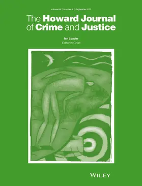  The Howard Journal of Crime and Justice | Zeitschrift |  Sack Fachmedien
