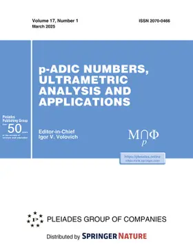 p-Adic Numbers, Ultrametric Analysis and Applications | Pleiades Publishing | Zeitschrift | www2.sack.de