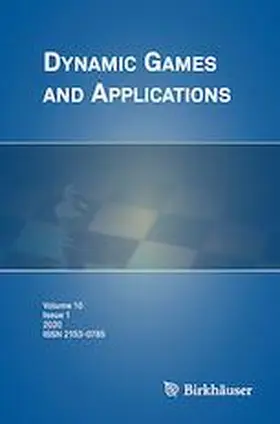 Dynamic Games and Applications | Birkhäuser | Zeitschrift | sack.de