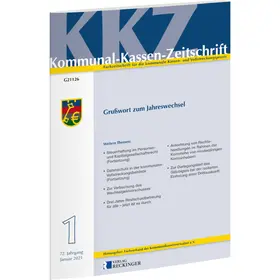 Fachverband der Kommunalkassenverwalter e.V. |  Kommunal-Kassen-Zeitschrift | Zeitschrift |  Sack Fachmedien