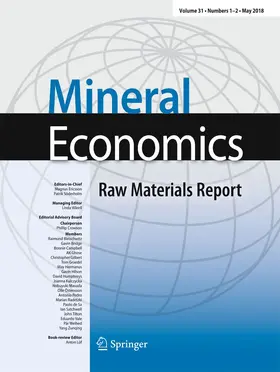  Mineral Economics | Zeitschrift |  Sack Fachmedien