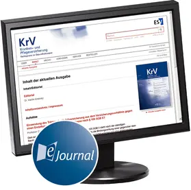 Schriftleitung: Dr. Martin Krasney |  Kranken- und Pflegeversicherung - KrV | Zeitschrift |  Sack Fachmedien