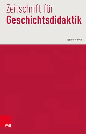  Zeitschrift für Geschichtsdidaktik | Zeitschrift |  Sack Fachmedien