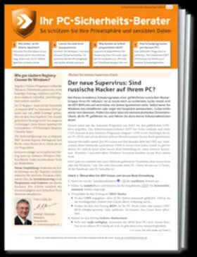  Ihr PC-Sicherheits-Berater | Zeitschrift |  Sack Fachmedien